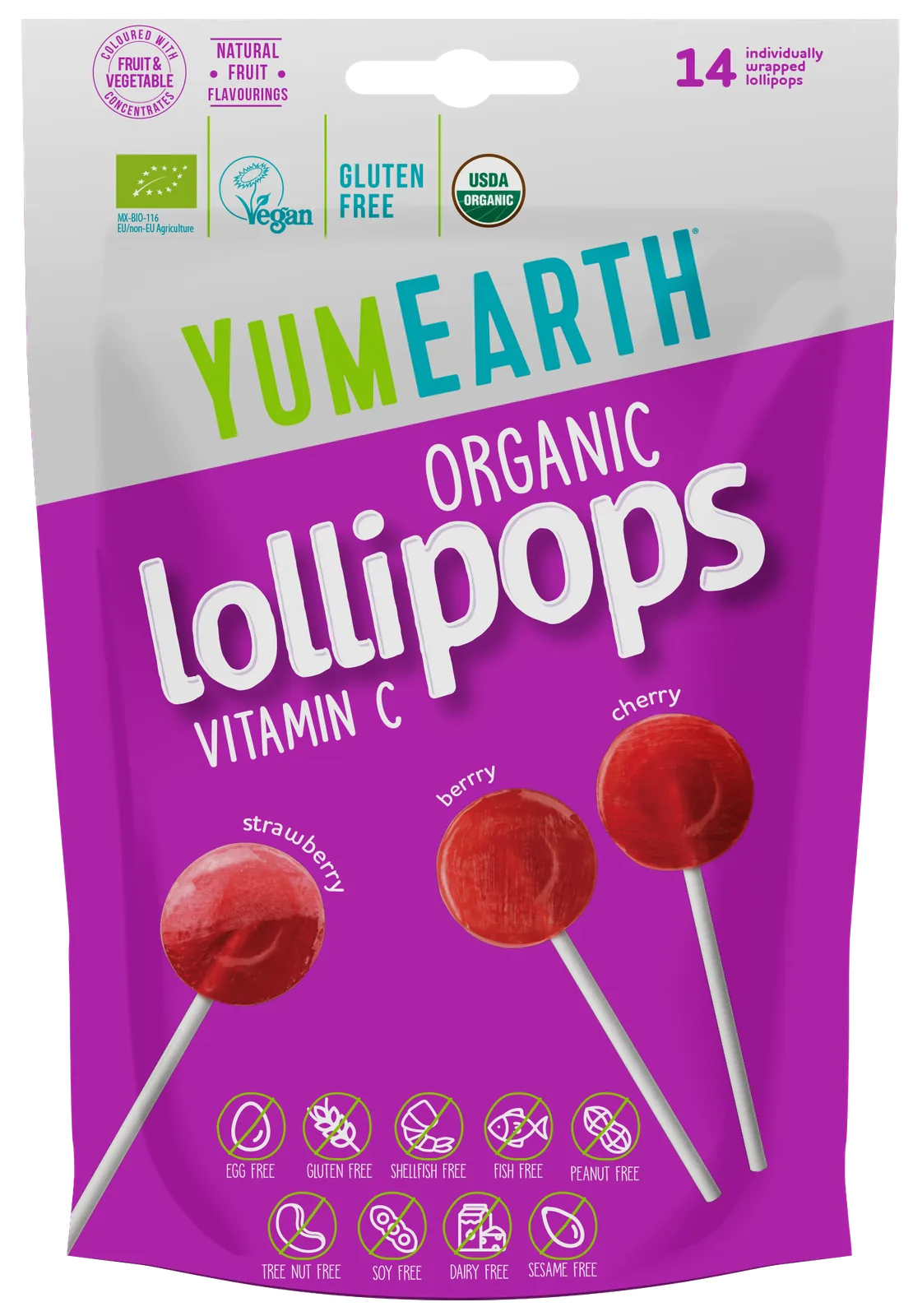 YumEarth Vitamin C Lollipops