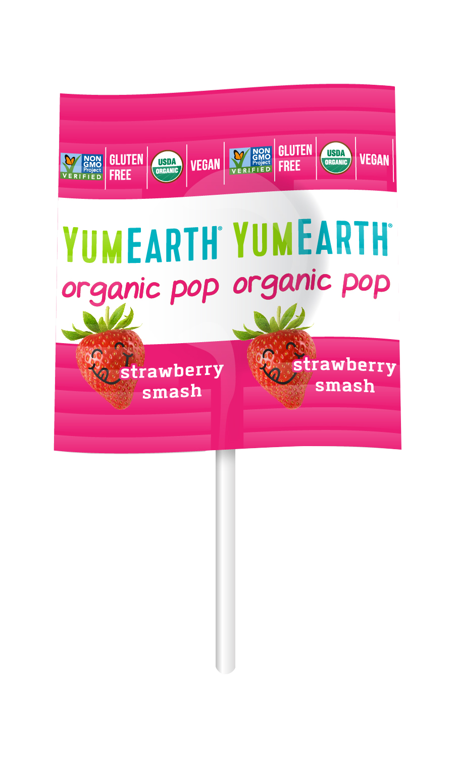 Strawberry Smash individual wrapper